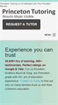 Mobile Screenshot of princetontutoring.com